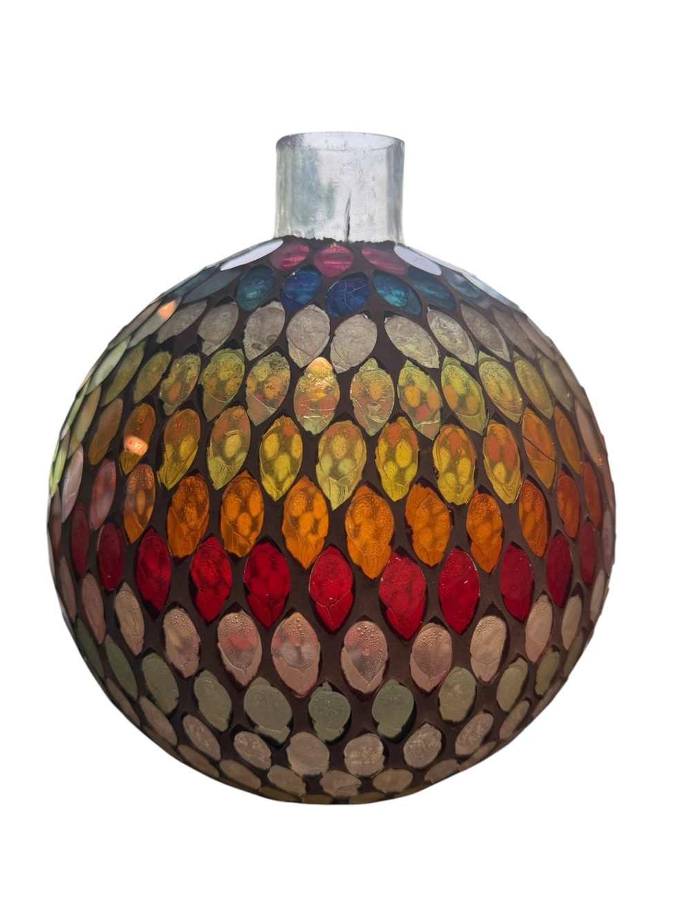 Colorful Mosaic Glass Gazing Ball Designed A Stunning